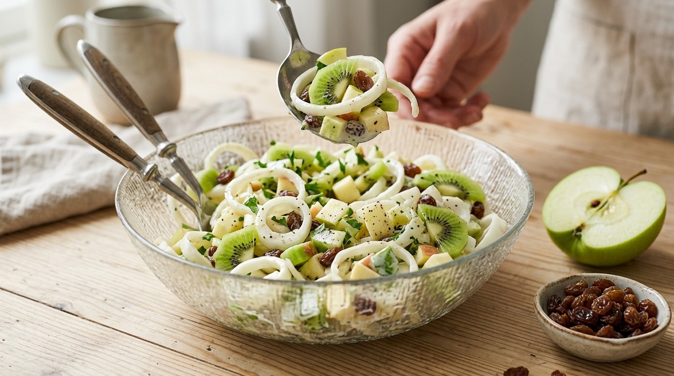 Witlofsalade met Kiwi