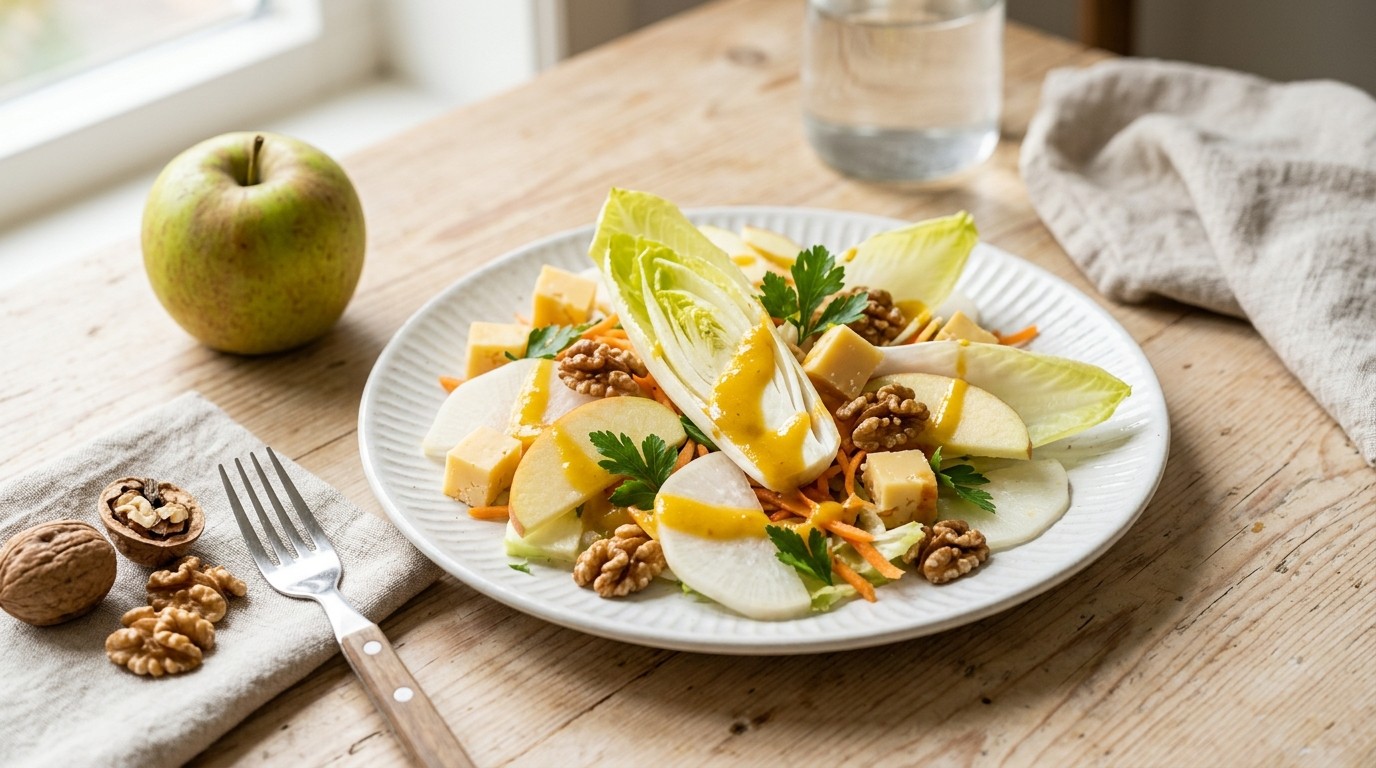 Witlofsalade met Mangoazijn