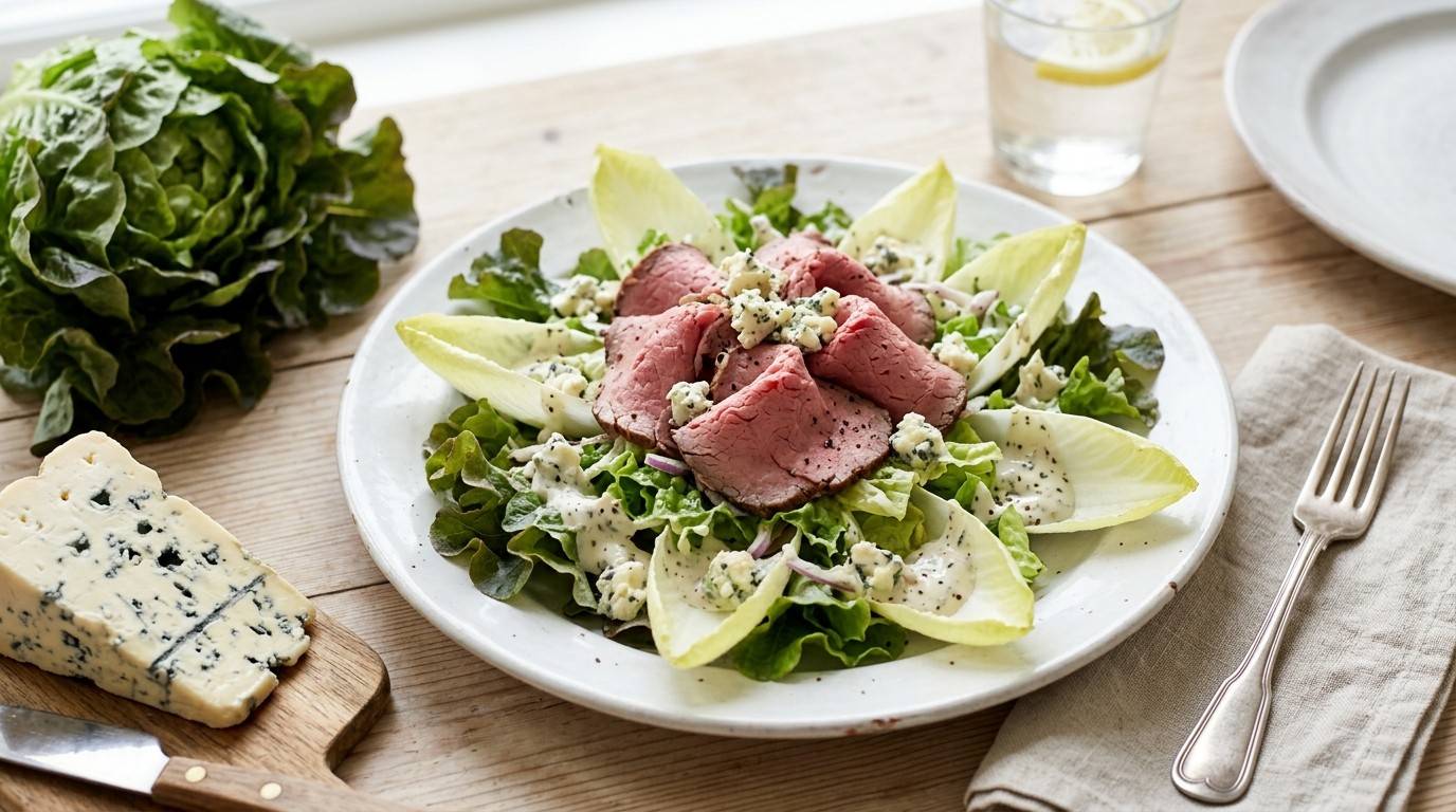 Witlofsalade met Rosbief