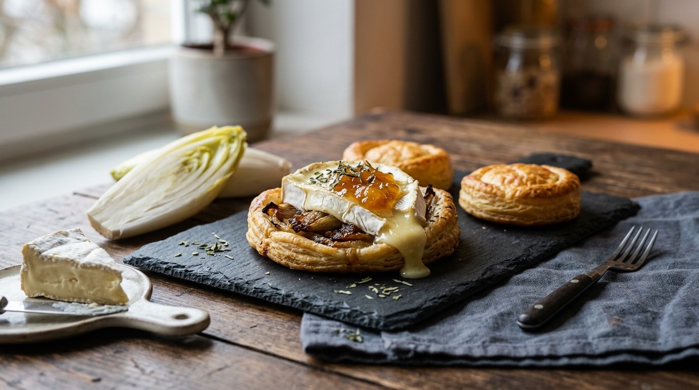 Witloftaartje met Camembert