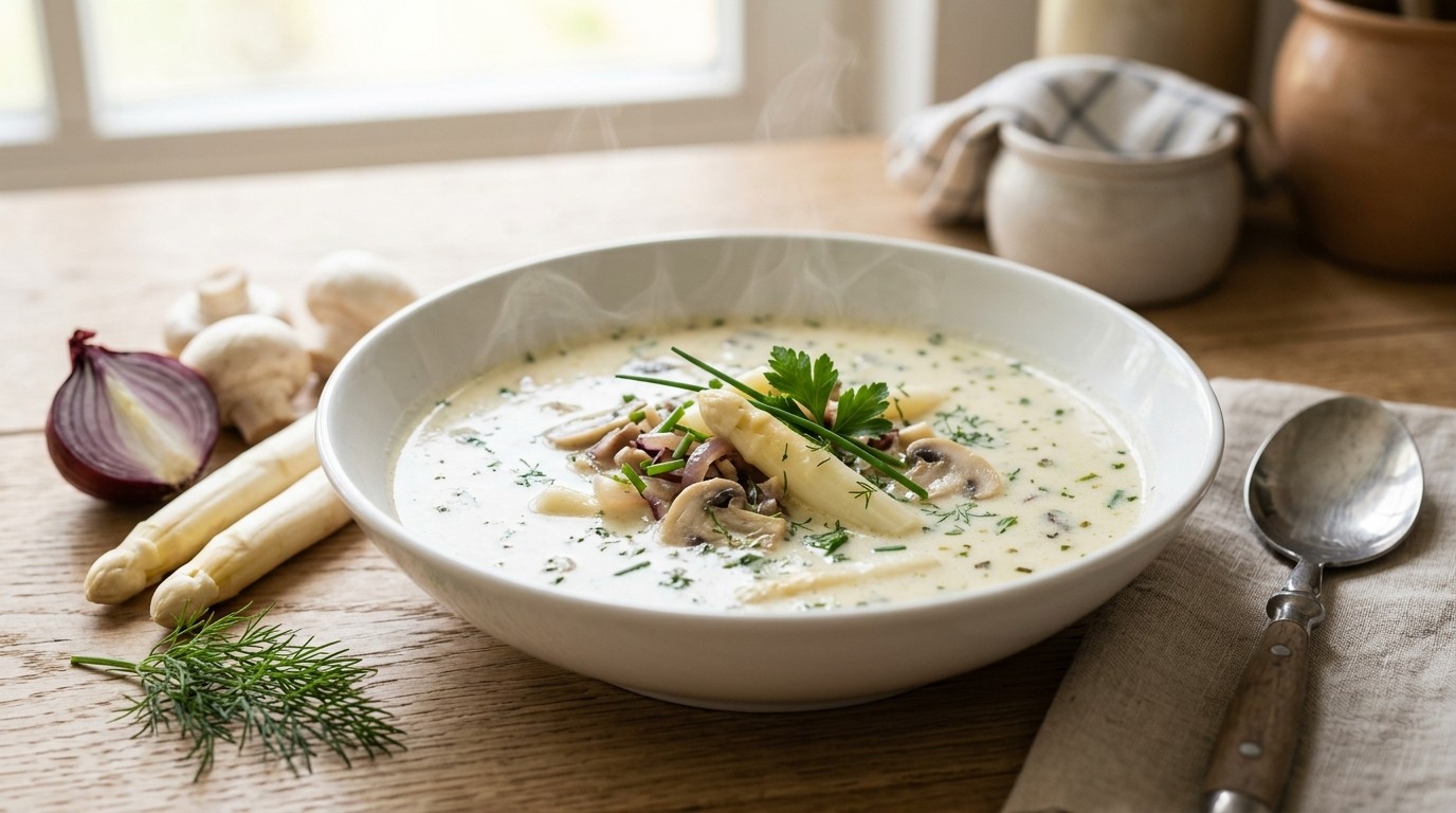 Witte Aspergesoep