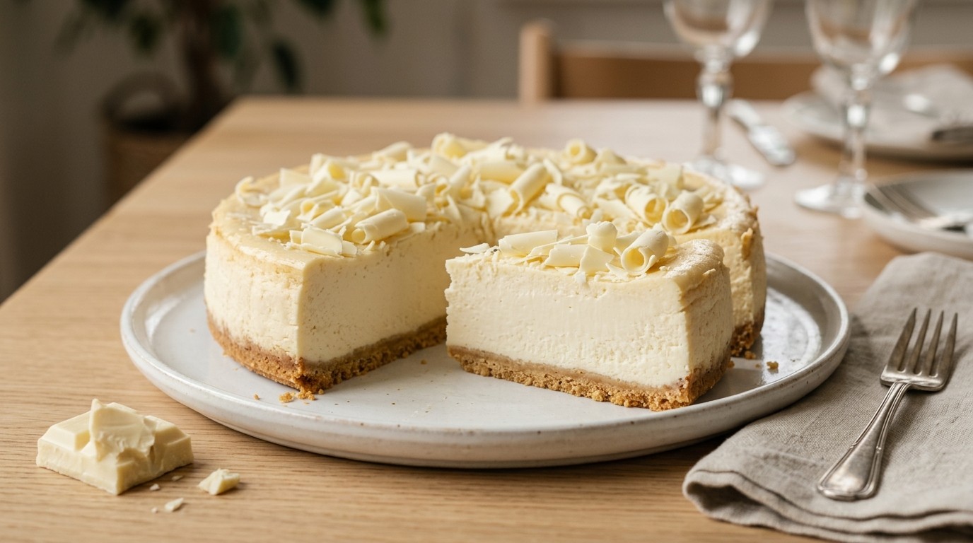 Witte Chocolade Cheesecake