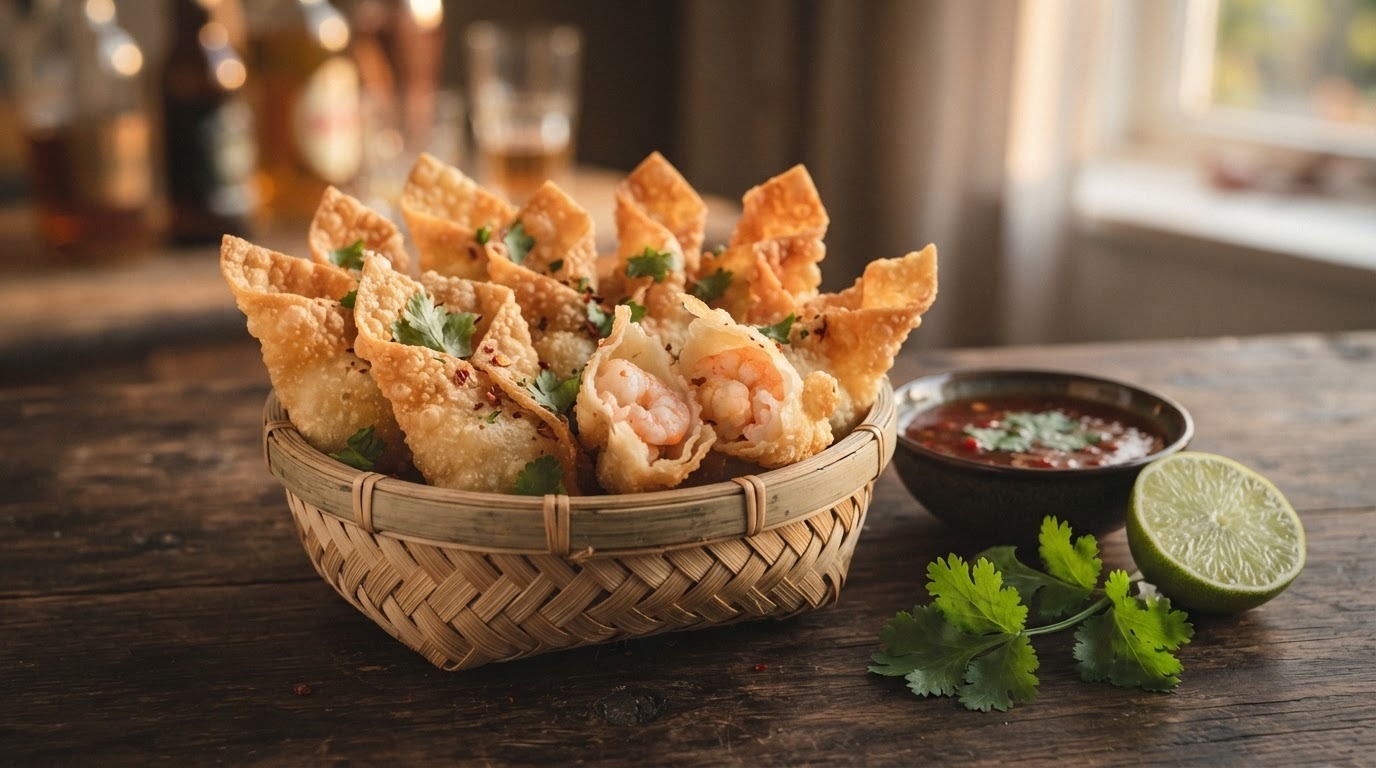Wontons met Garnalen