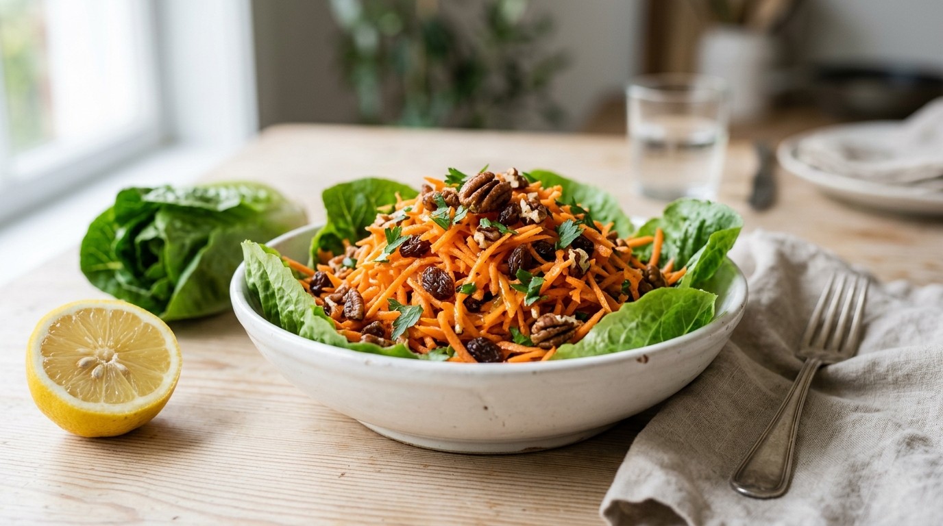 Wortel-pecannotensalade