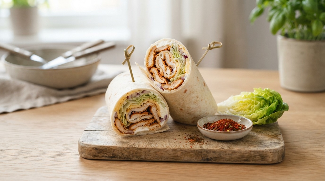Wrap met Monchou en Kipfilet