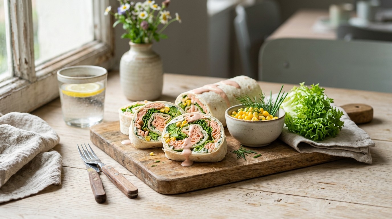 Wrap met Romige Zalm