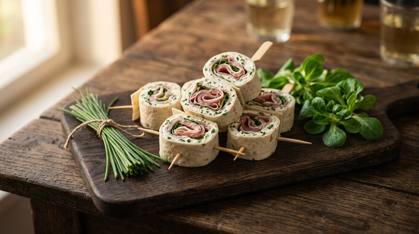 Wrap met Roomkaas en Rauwe ham recept Wrap met Roomkaas en Rauwe ham recept