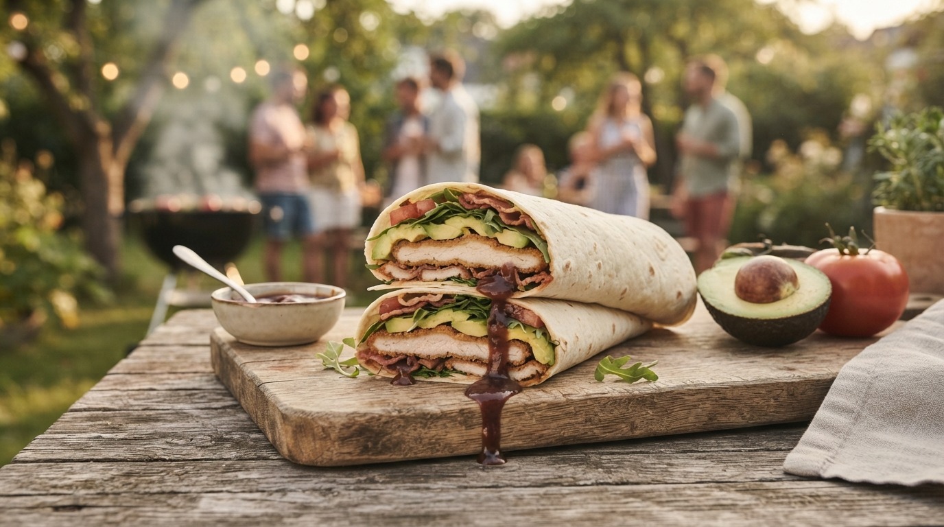 Wrap met Varkensschnitzel