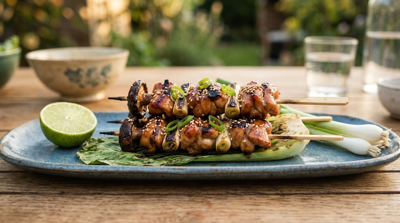 Yakitori-kipspiesjes