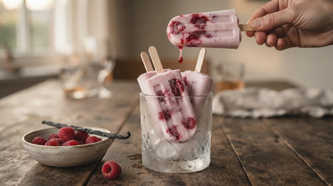 Yoghurt-frambozenijsje