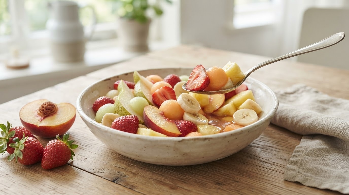 Zachtfruit Salade