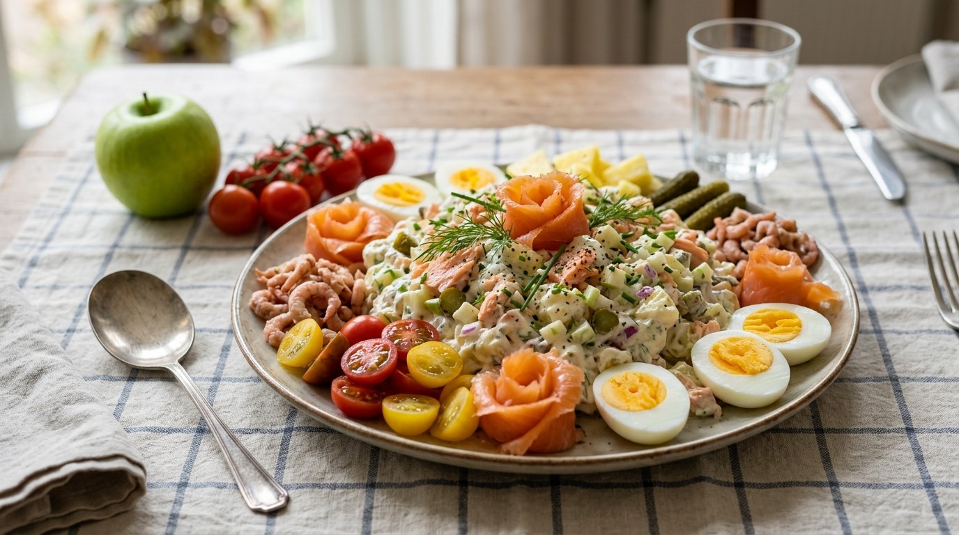 Zalm-aardappelsalade