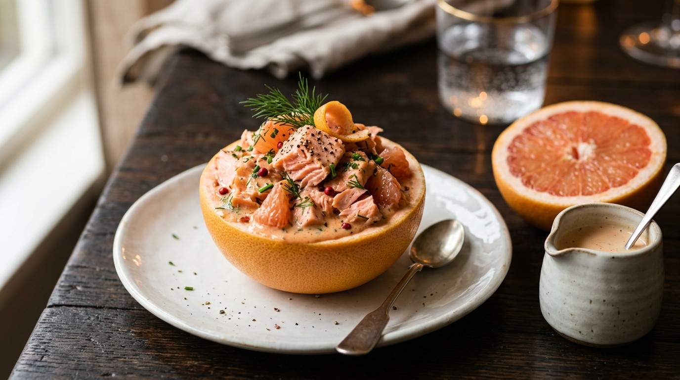 Zalm Cocktail met Cognac