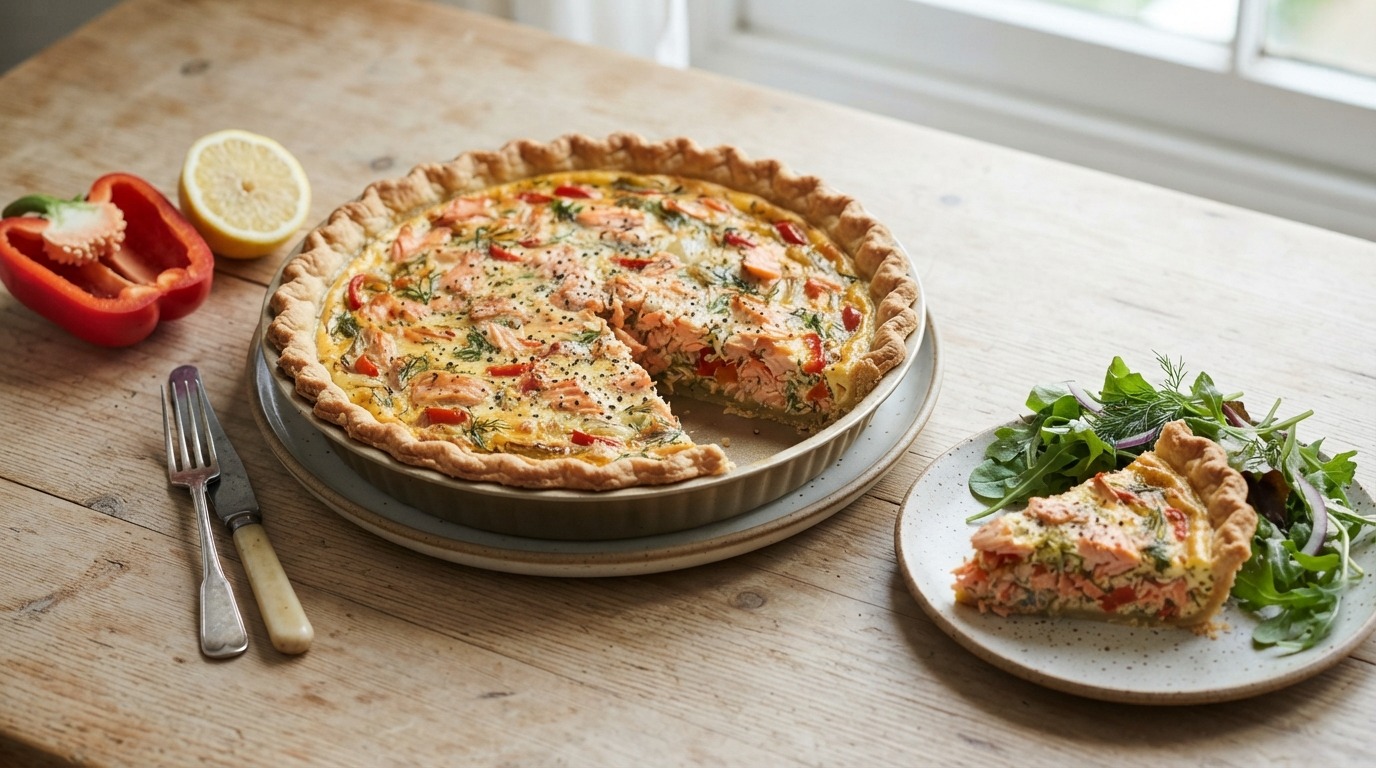 Zalm Quiche