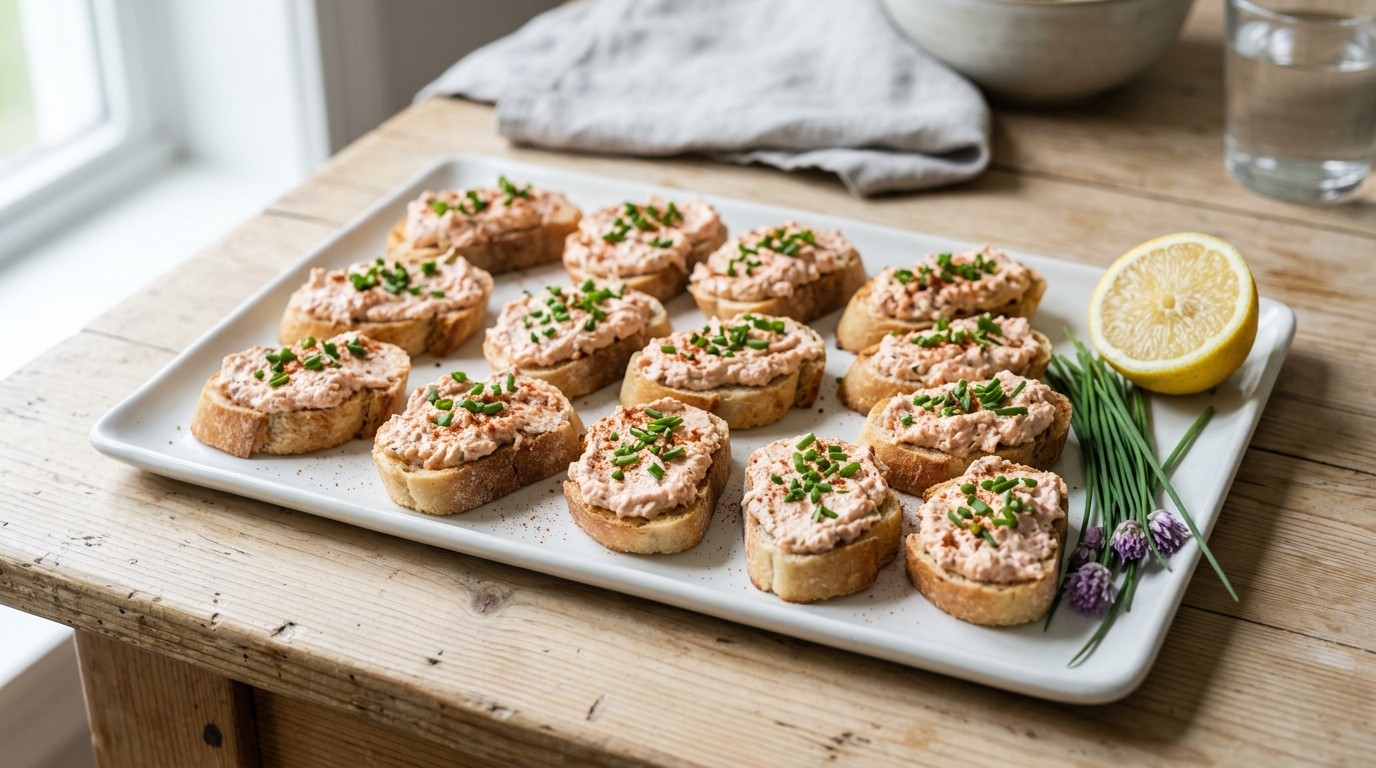 Zalm-roomkaashapje