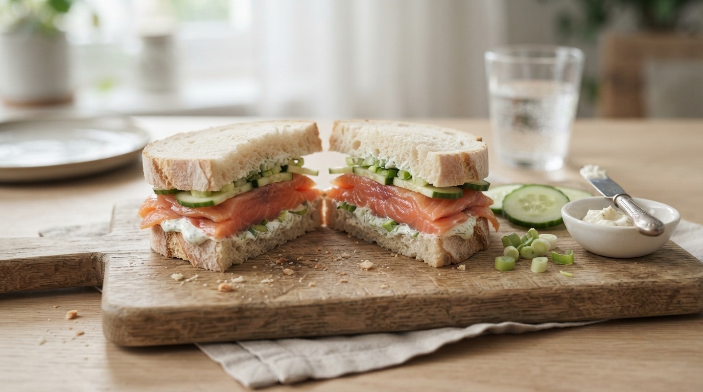 Zalm-sandwich