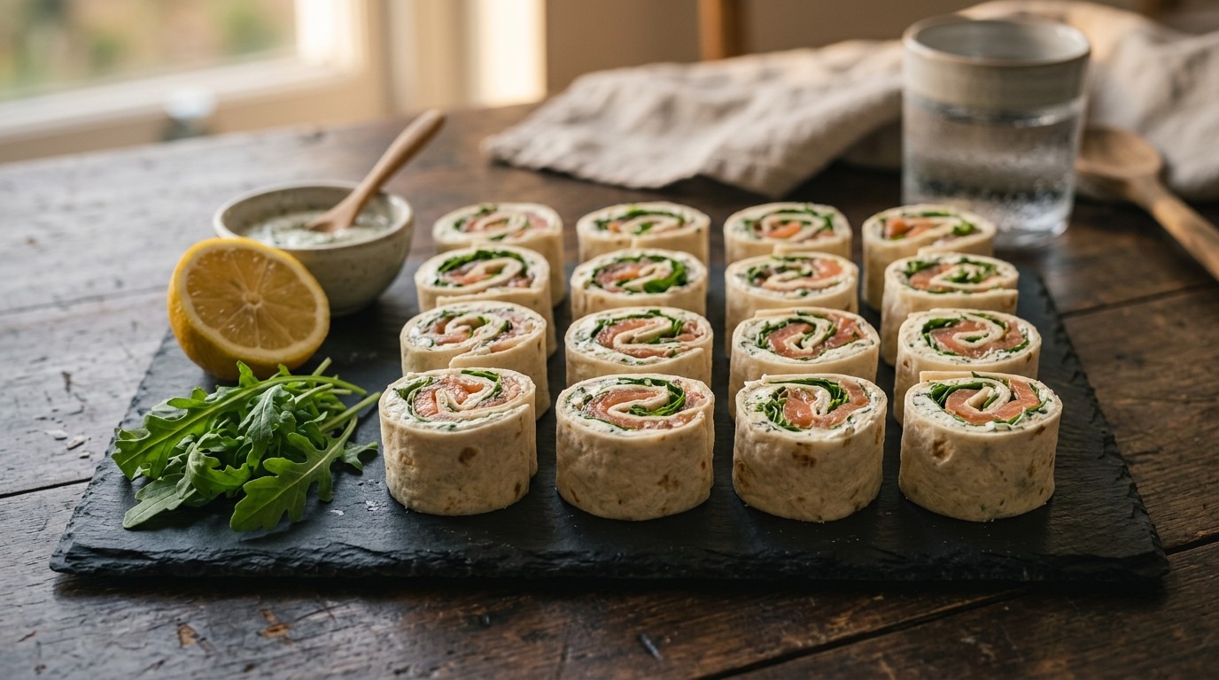 Zalm Wrapjes recept Zalm Wrapjes recept