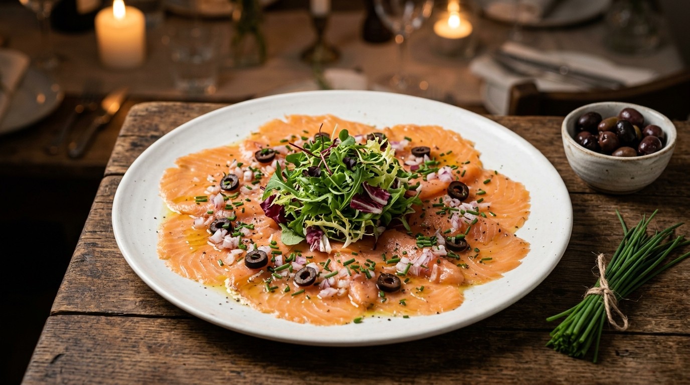 Zalmcarpaccio
