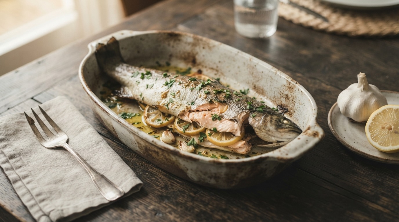 Zalmforel uit de Oven