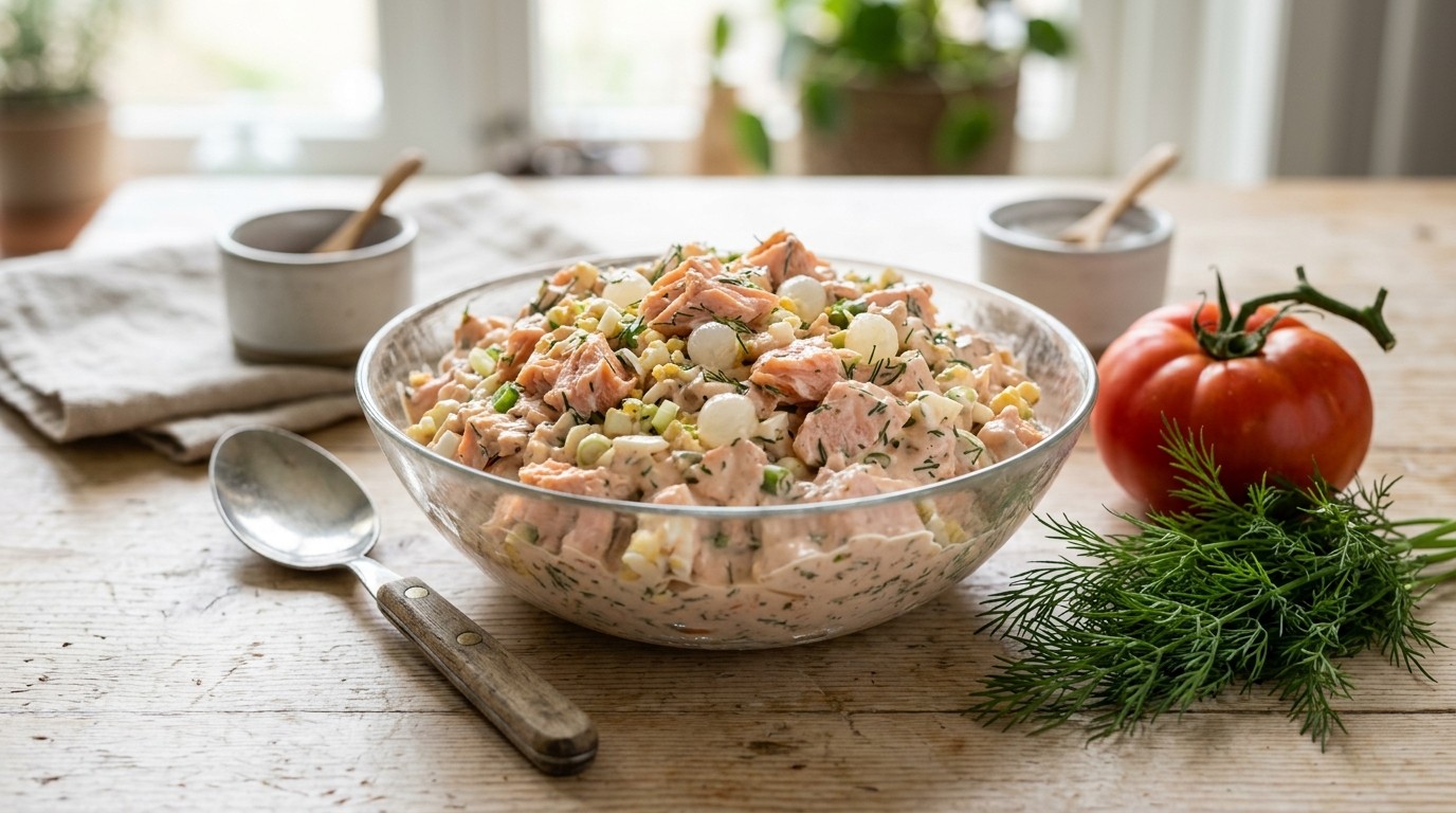 Zalmsalade recept Zalmsalade recept