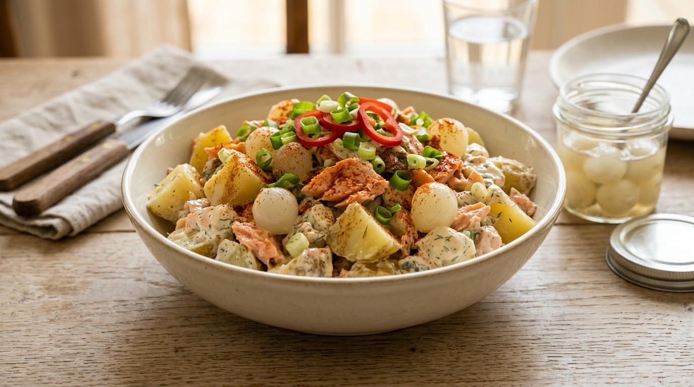 Zalmsalade van Louise recept Zalmsalade van Louise recept