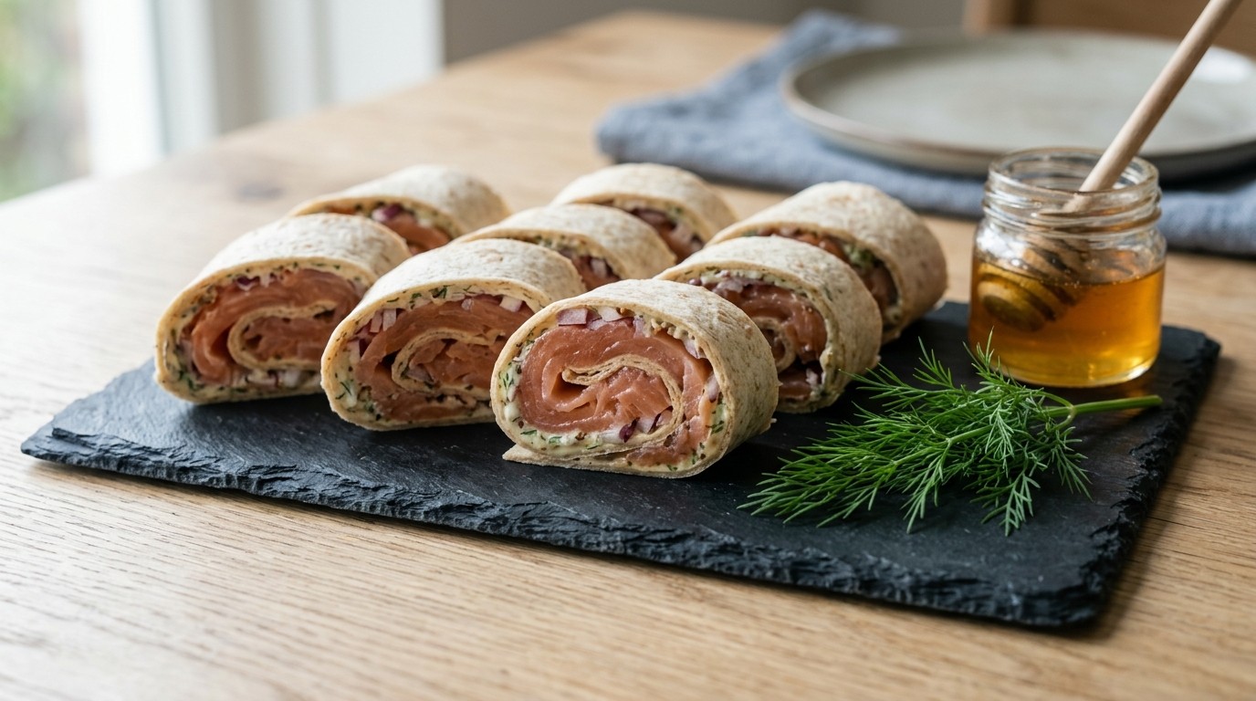 Zalmwraps recept Zalmwraps recept