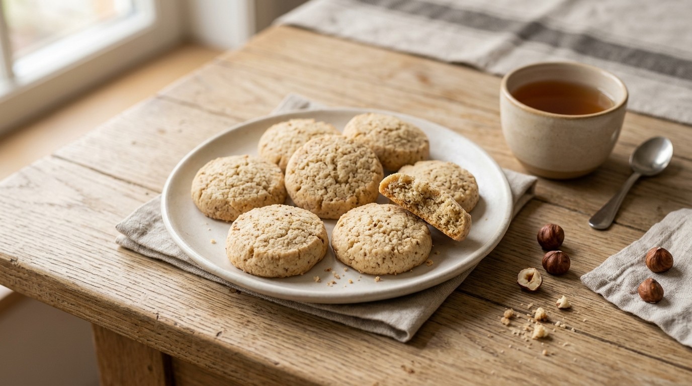 Zandkoeken met Hazelnoot recept Zandkoeken met Hazelnoot recept