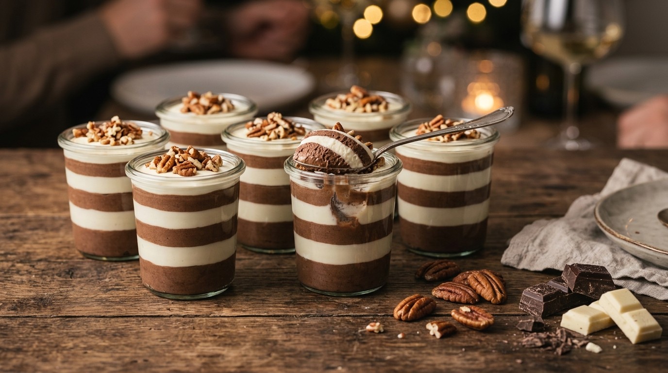 Zebraroomtoetjes met Pecannoten