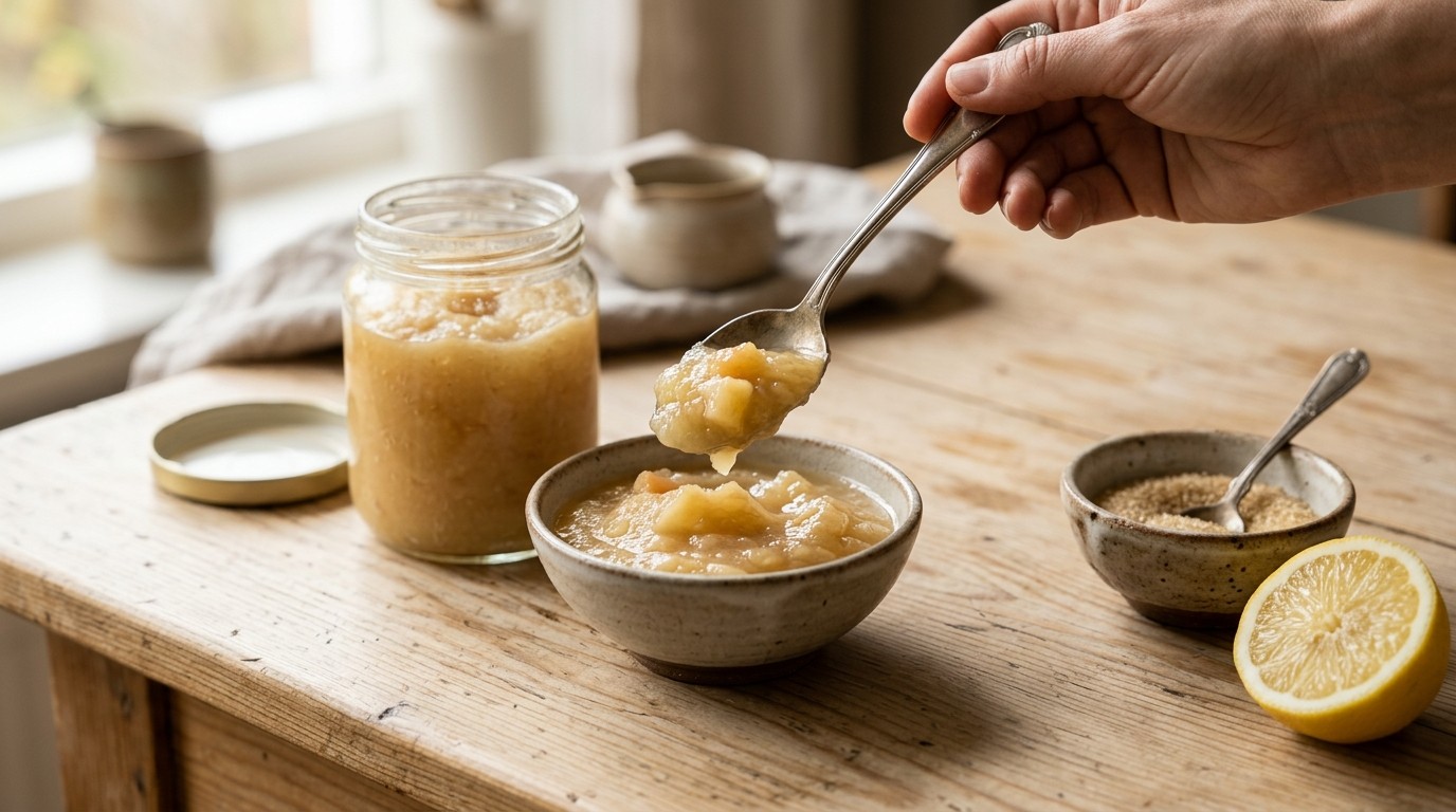 Zelfgemaakte Appelmoes