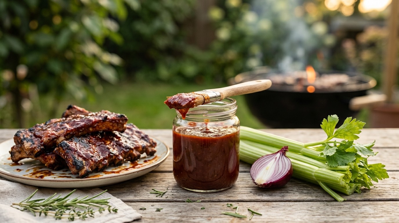 Zelfgemaakte Barbecuesaus