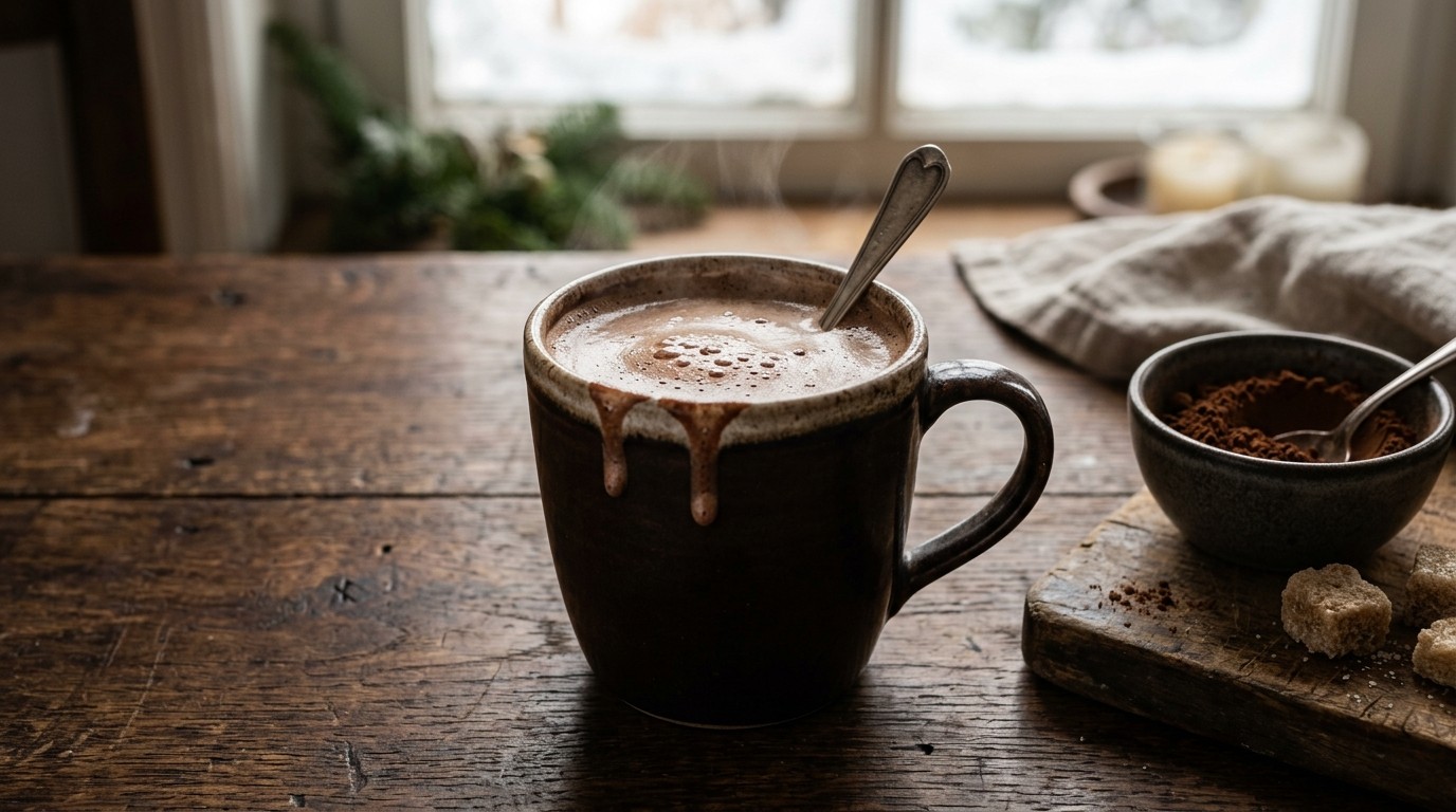 Zelfgemaakte Chocolademelk recept Zelfgemaakte Chocolademelk recept