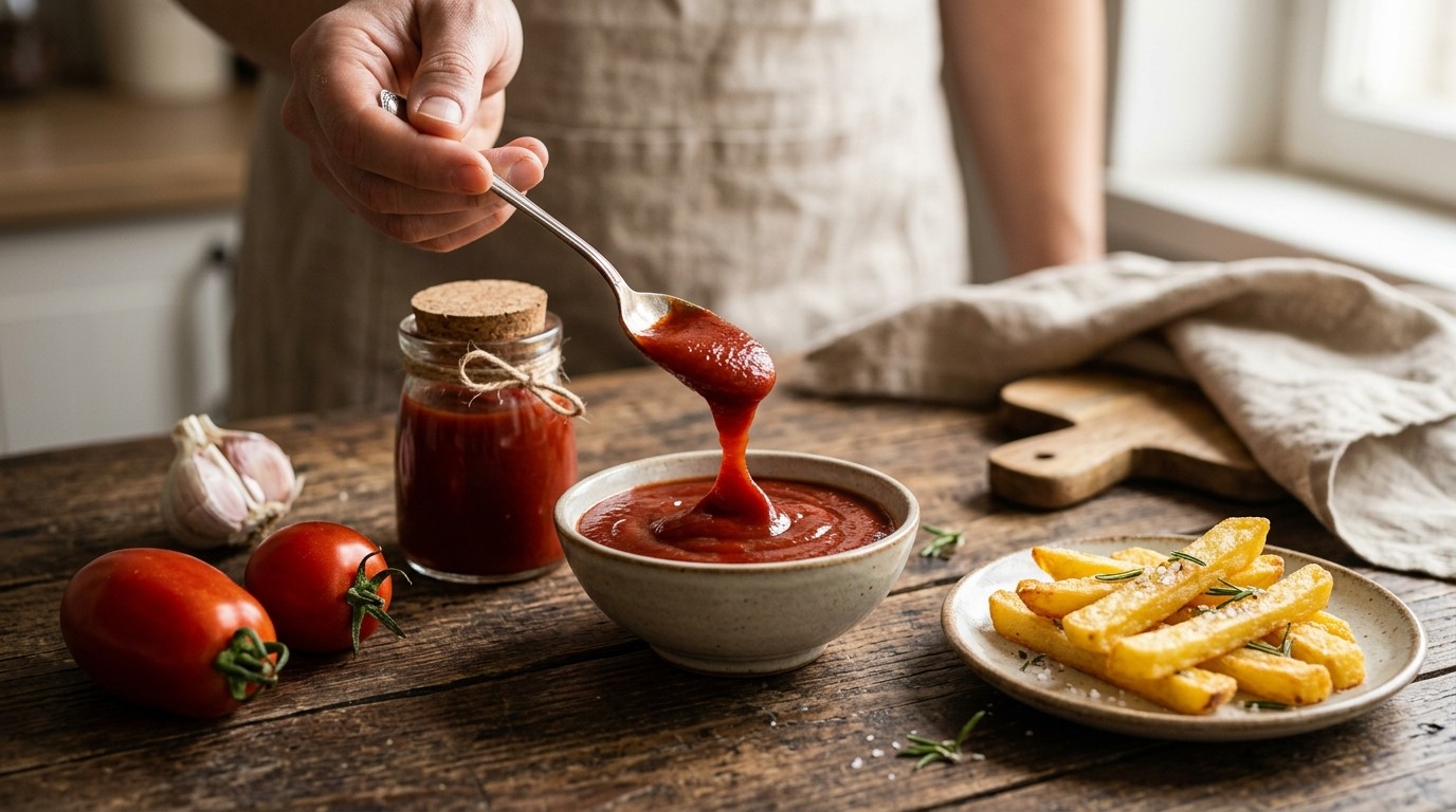 Zelfgemaakte Ketchup