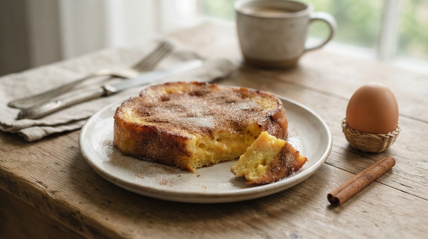 Zoet ei op Toast