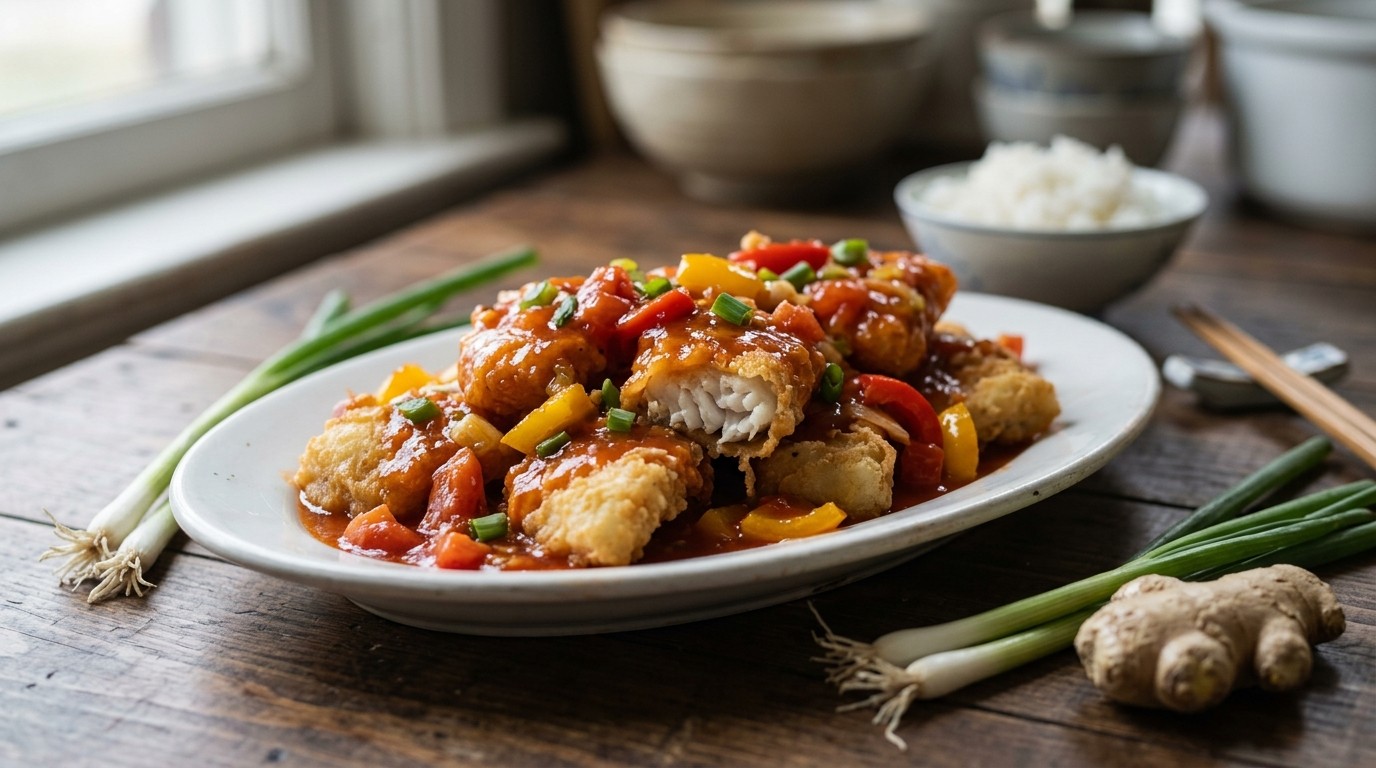 Zoetzure vis recept Zoetzure vis recept