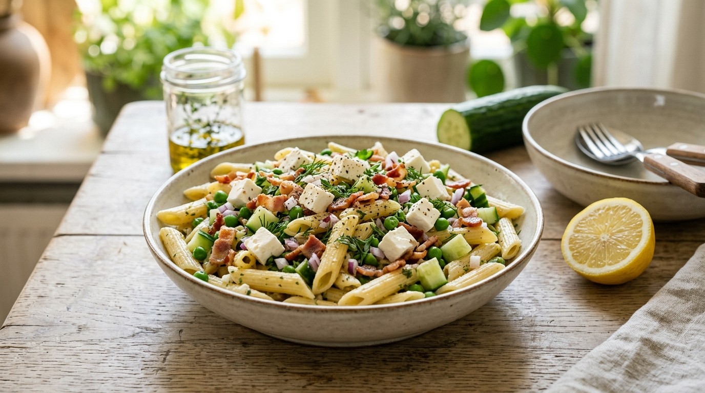 Zomerse Kaas met Pasta Salade