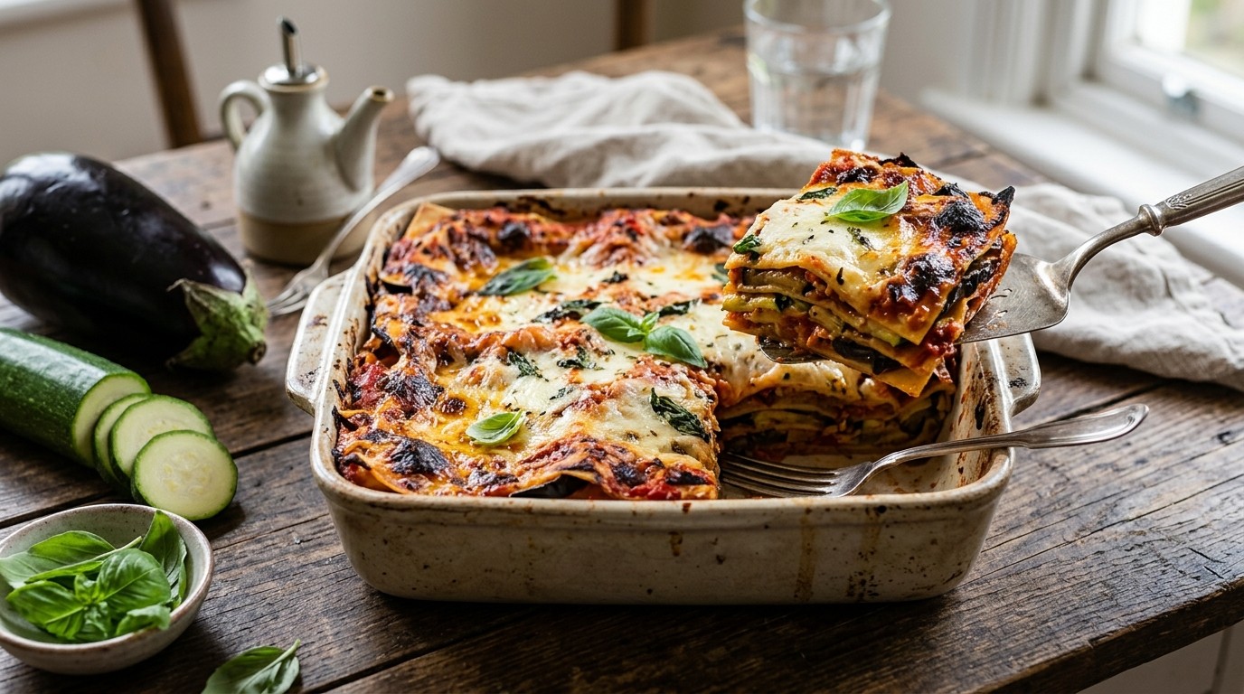 Zuiderse Groentelasagne recept Zuiderse Groentelasagne recept