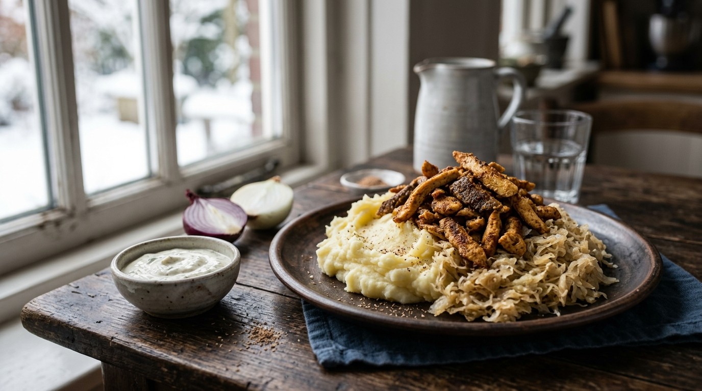 Zuurkool met Shoarma