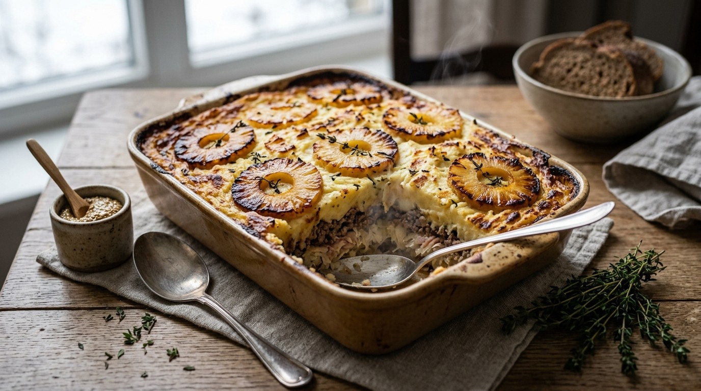 Zuurkool-ovenschotel