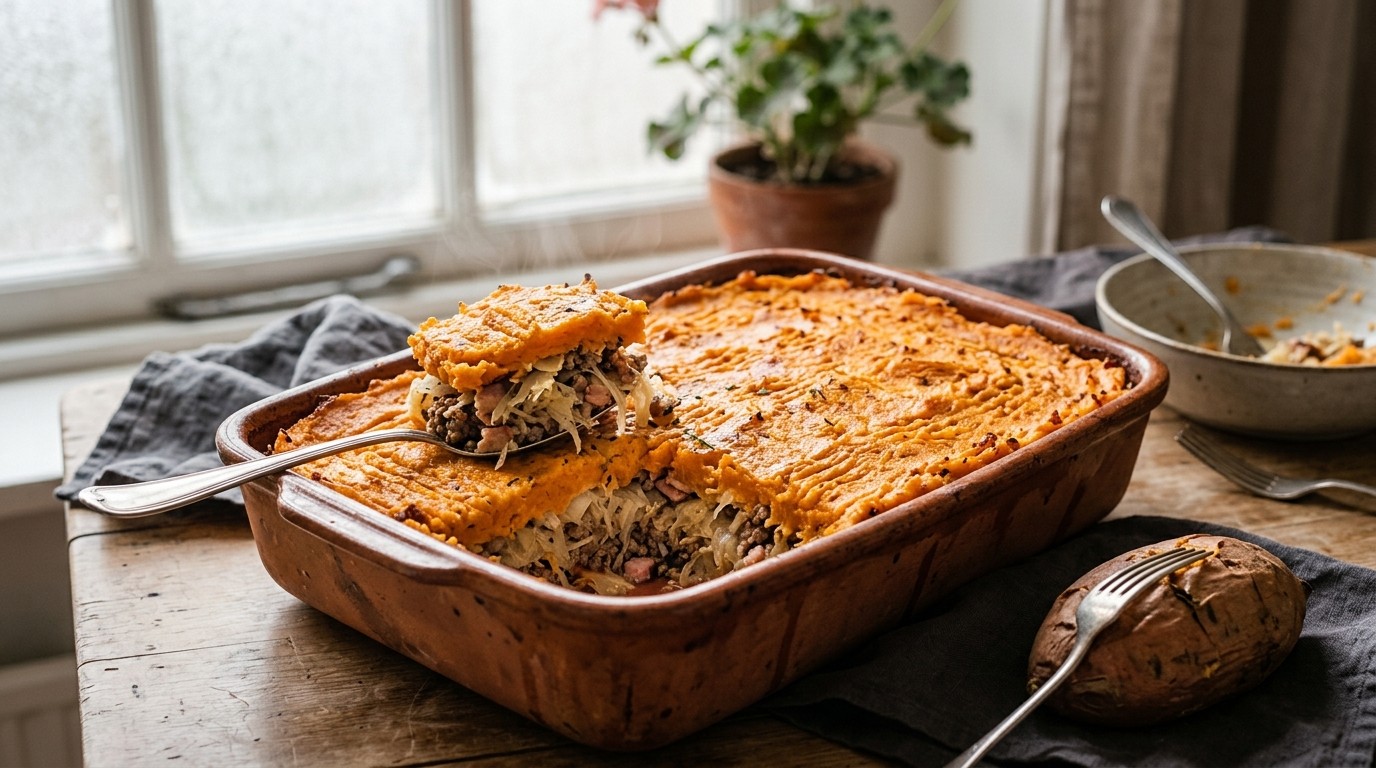 Zuurkool Ovenschotel recept Zuurkool Ovenschotel recept