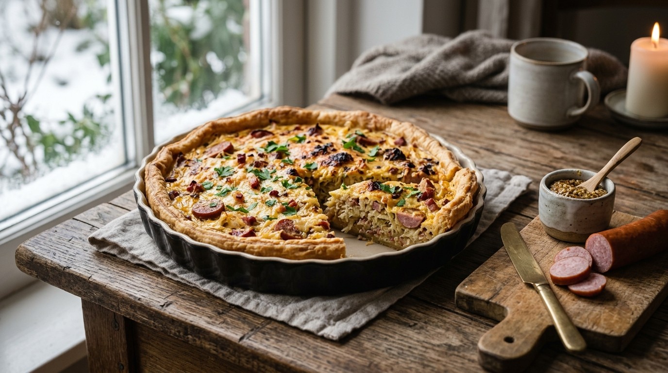 Zuurkoolquiche