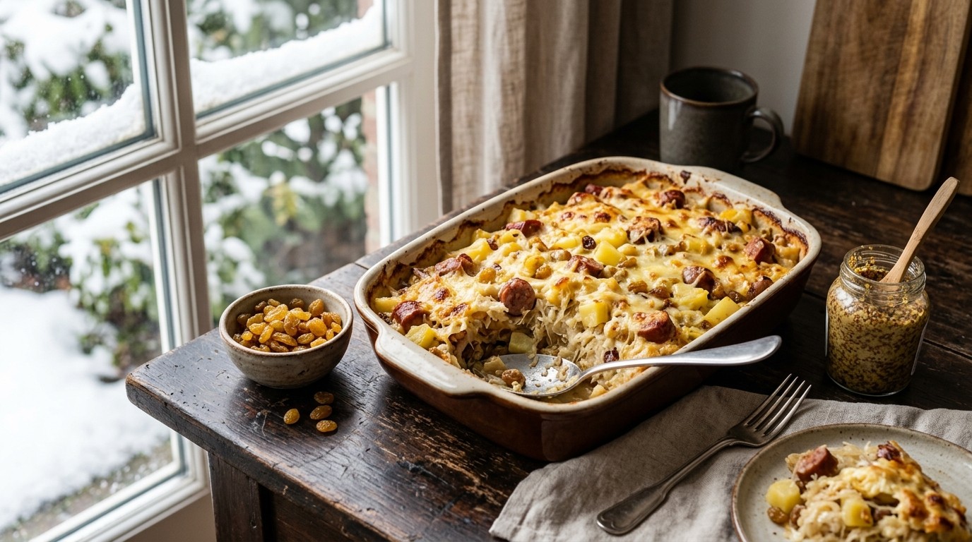 Zuurkoolschotel OBU recept Zuurkoolschotel OBU recept