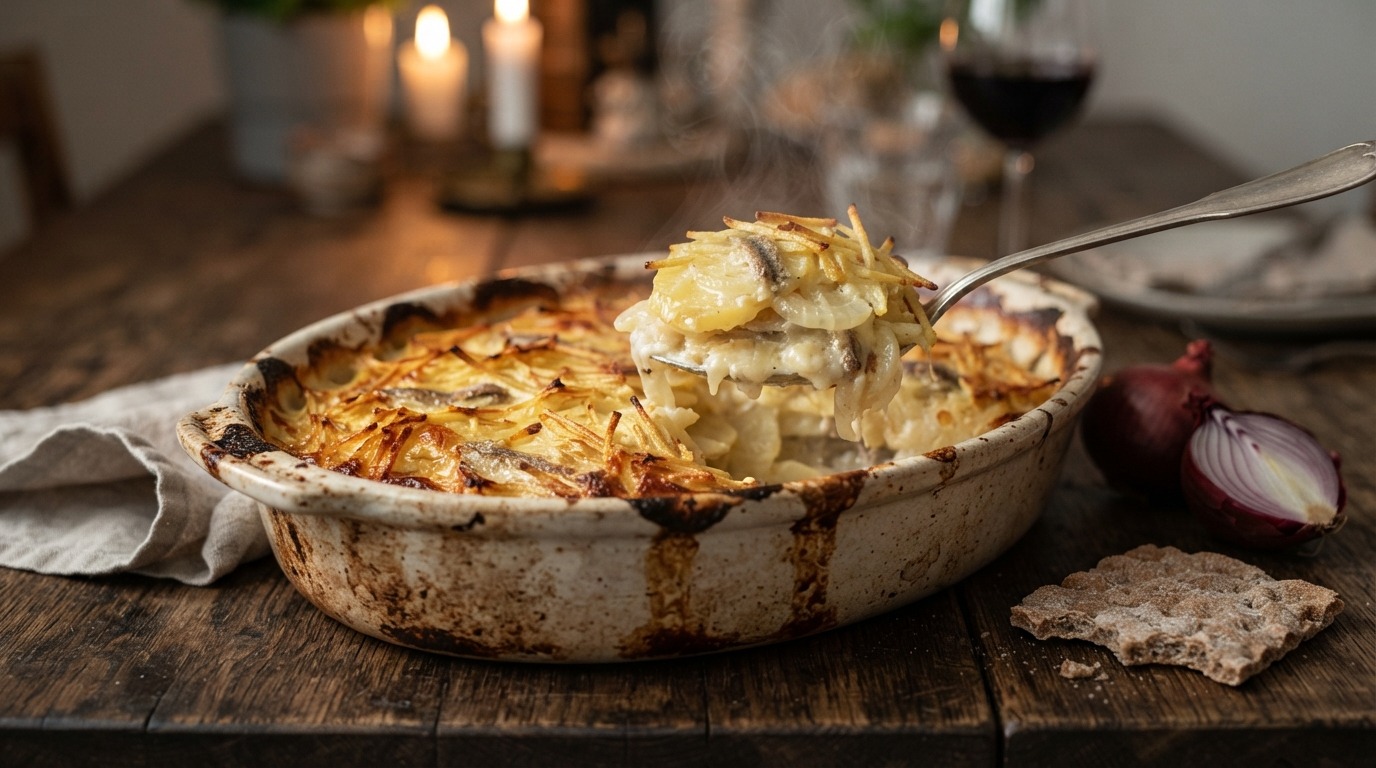 Zweedse Aardappelschotel recept Zweedse Aardappelschotel recept