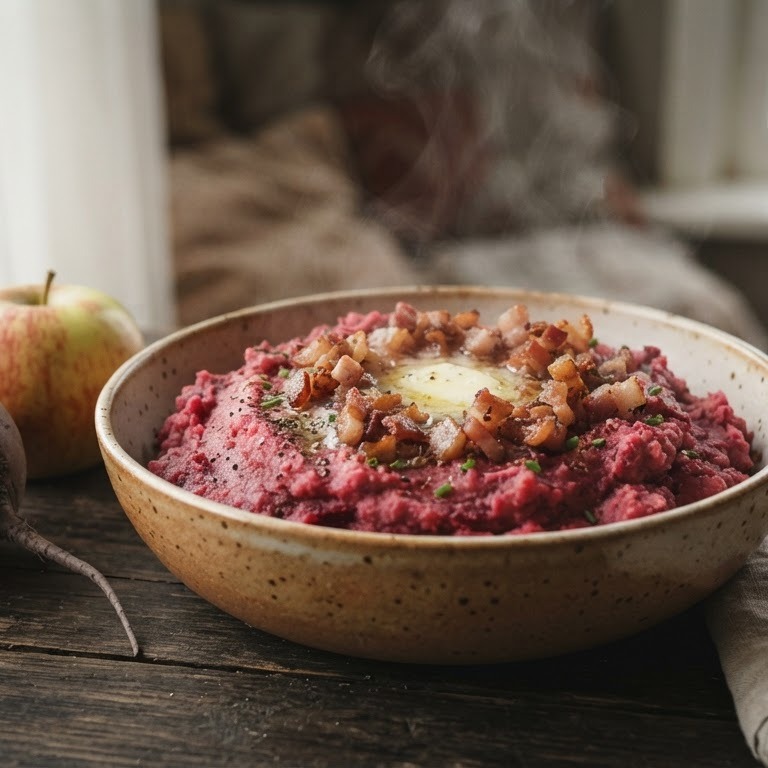 Aardappel-bietenstamppot