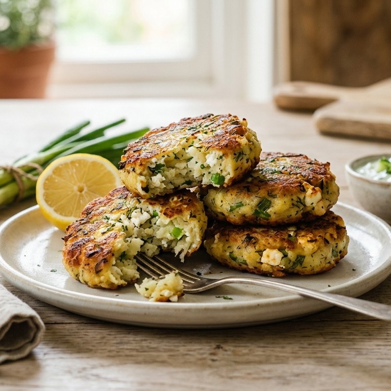 Aardappel-fetakoekjes