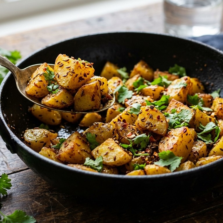 Aardappel gebakken met komijn