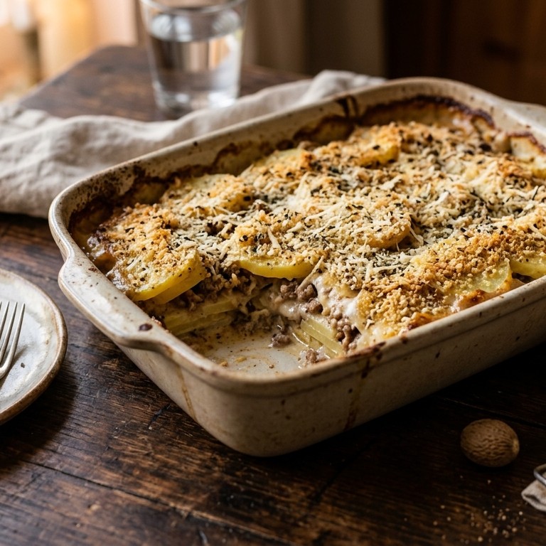 Aardappel-gehaktschotel