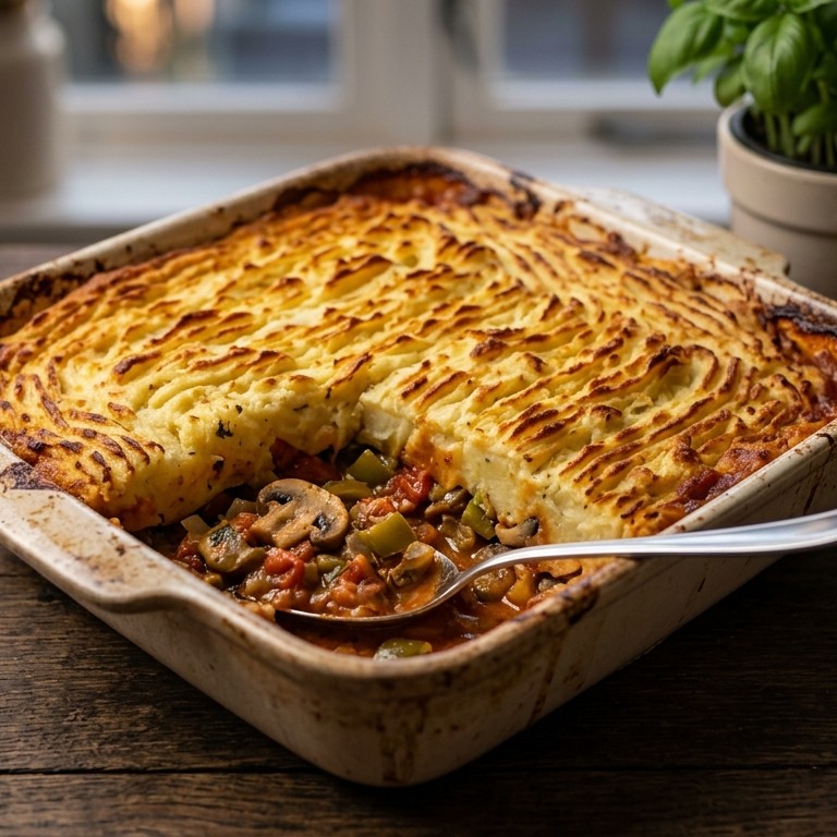 Aardappel-groentenschotel