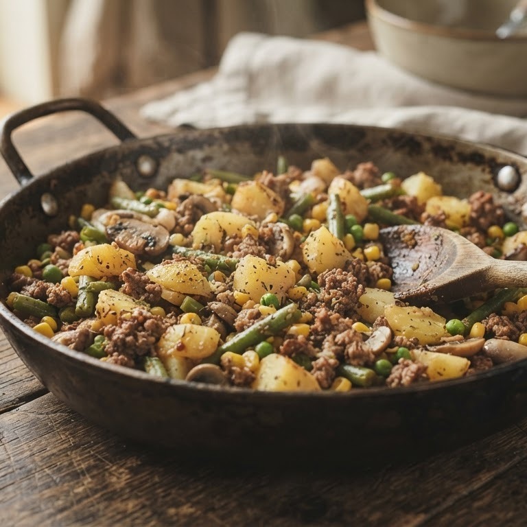Aardappel groenteschotel
