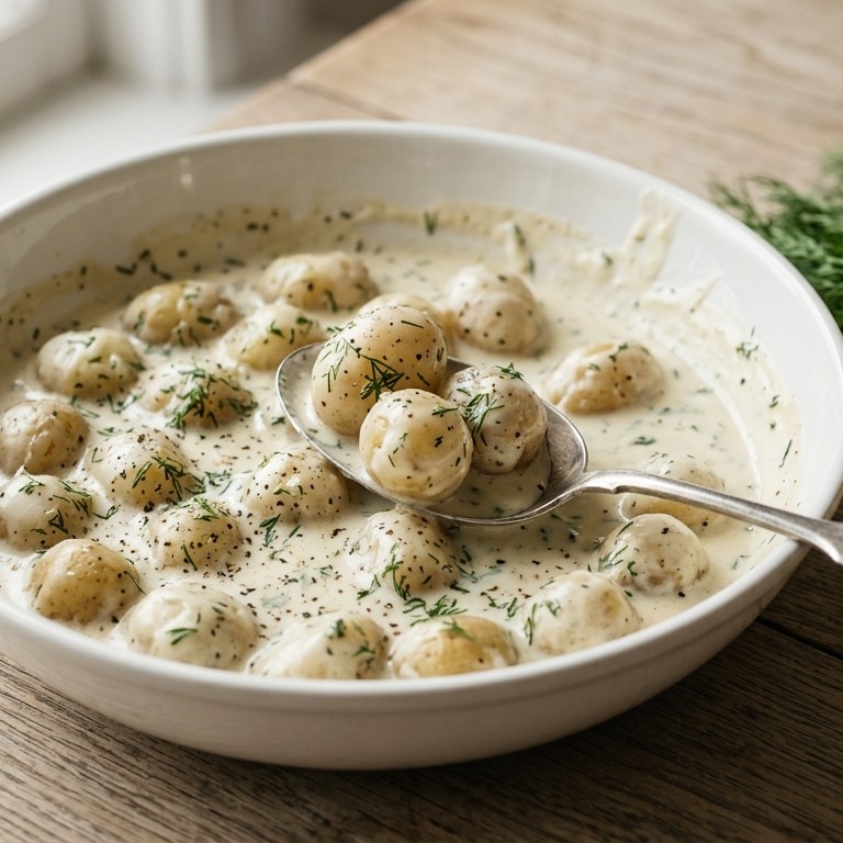 Aardappel in roomsaus