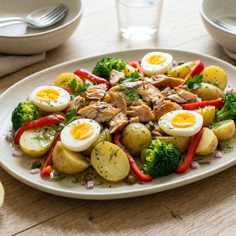 Aardappel-makreelsalade